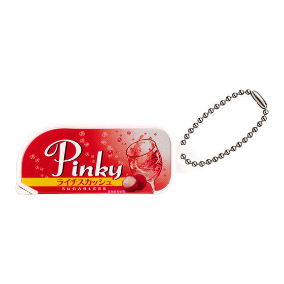 GASHAPON『湖池屋 Pinky 搖搖吊飾（シャカシャカチャーム）』轉蛋，能搖出沙沙聲的糖果盒與 Pinky 猴吊飾登場！