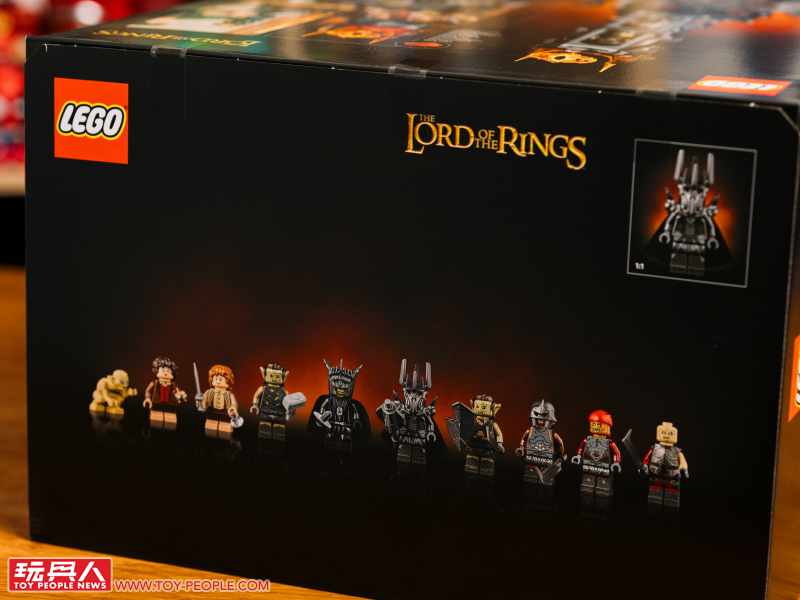 LEGO 10333「魔戒:巴拉多」開箱報告 高達 83 公分的黑鐵巨城!
