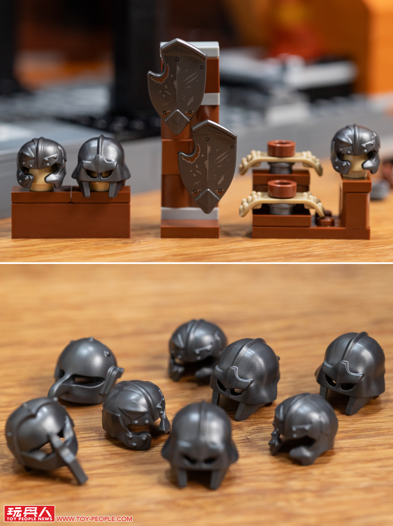 LEGO 10333「魔戒:巴拉多」開箱報告 高達 83 公分的黑鐵巨城!