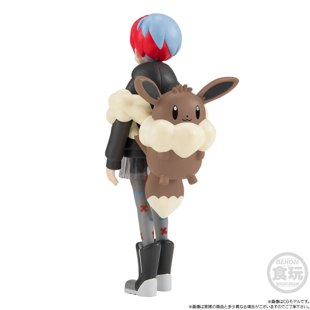 萬代『POKEMON SCALE WORLD 帕底亞地區 牡丹&仙子伊布』1/20 比例食玩 超可愛的伊布背包再現!