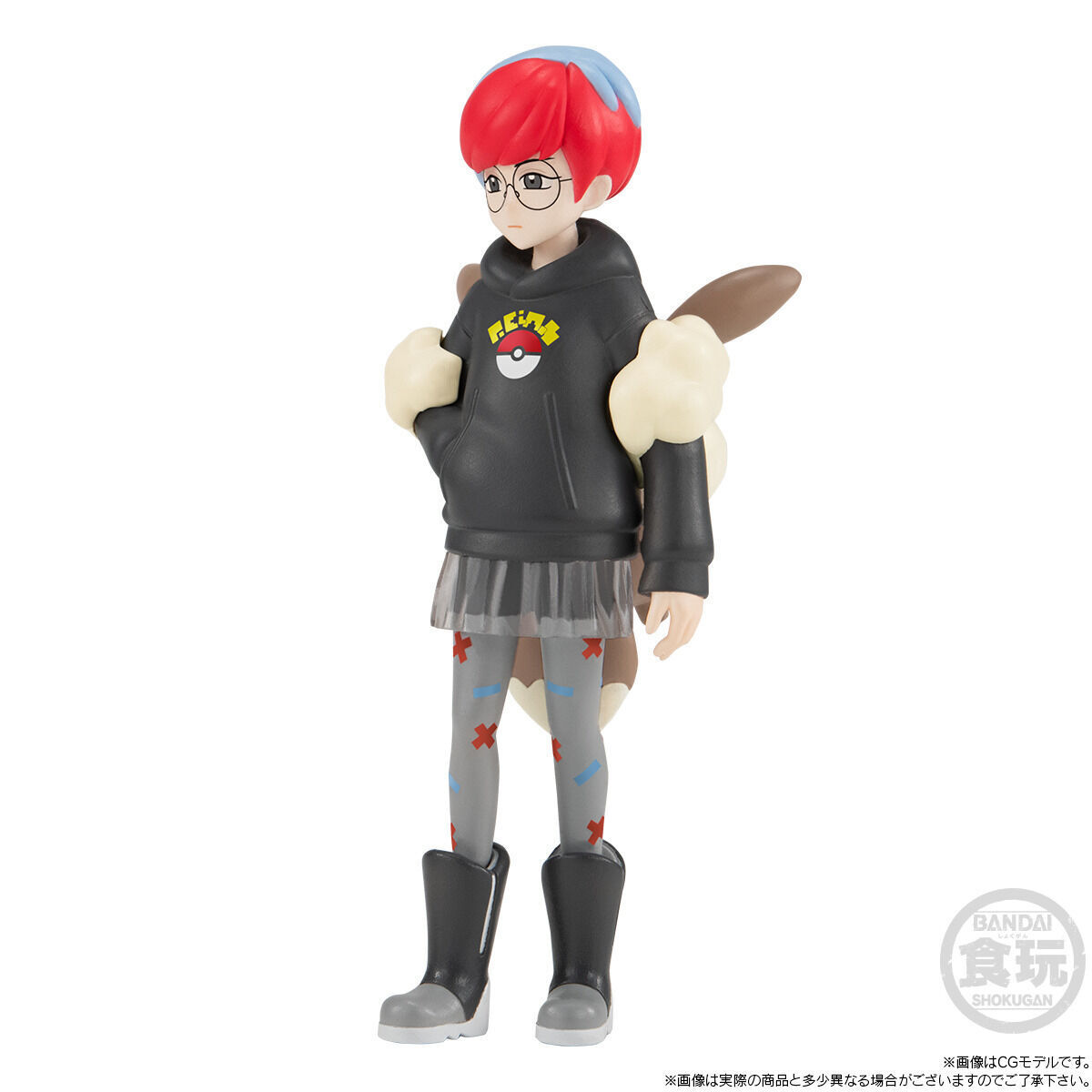 萬代『POKEMON SCALE WORLD 帕底亞地區 牡丹&仙子伊布』1/20 比例食玩 超可愛的伊布背包再現!