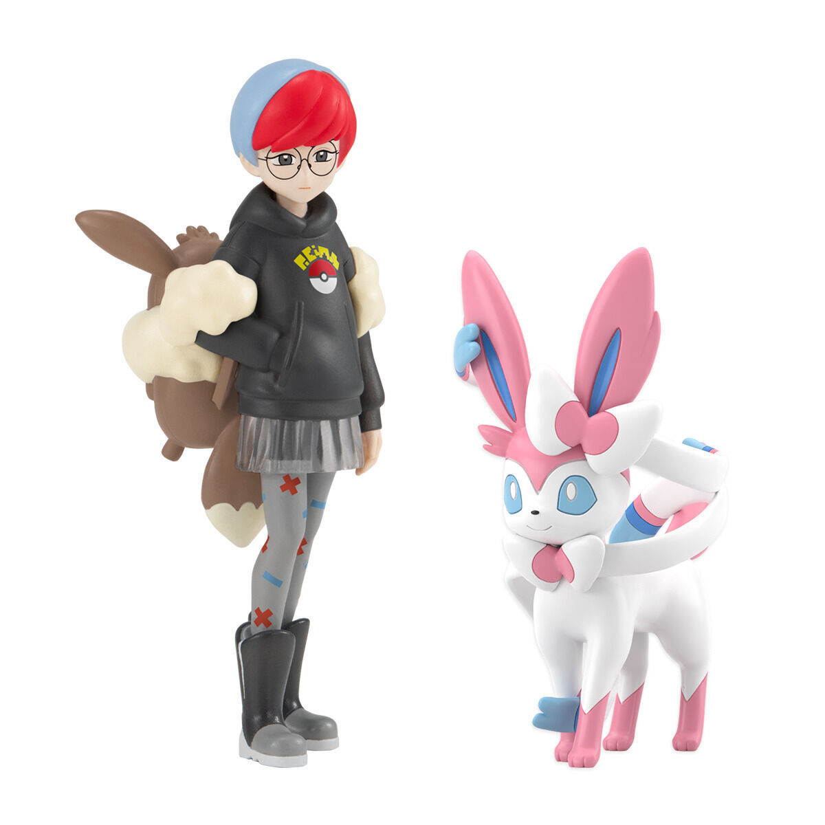 萬代『POKEMON SCALE WORLD 帕底亞地區 牡丹&仙子伊布』1/20 比例食玩 超可愛的伊布背包再現!