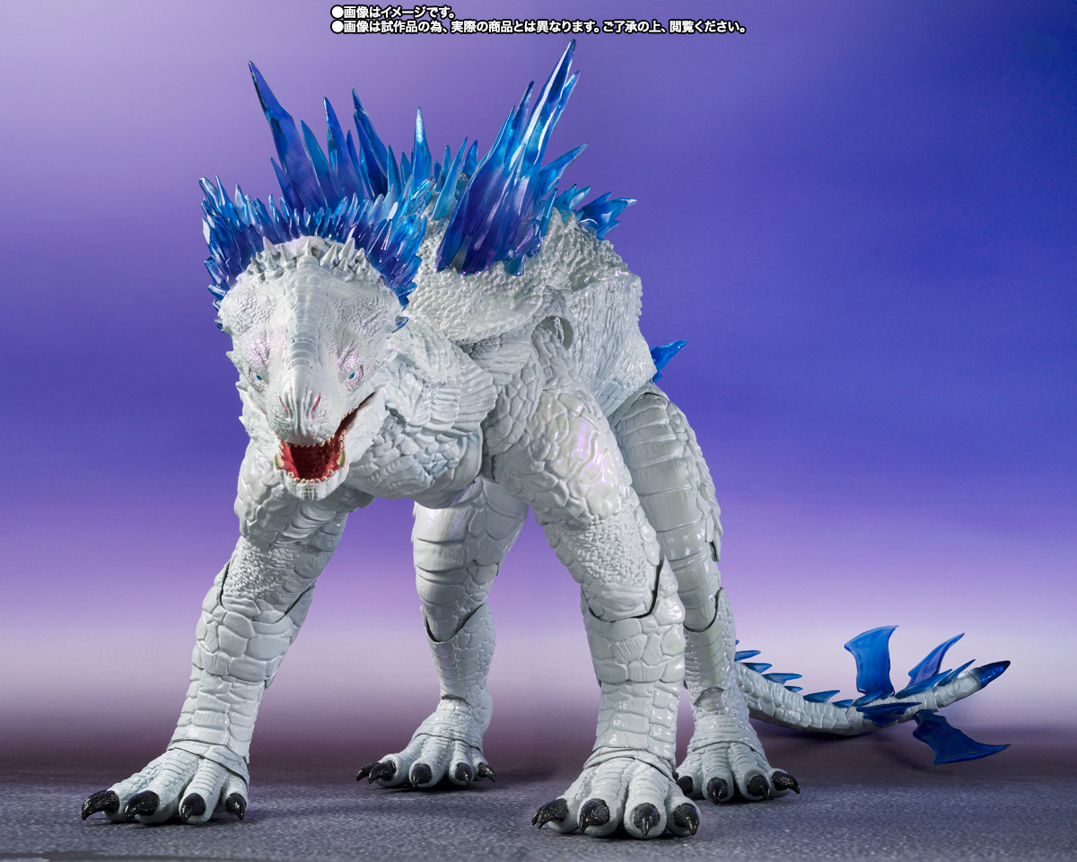 S.H.MonsterArts『《哥吉拉與金剛:新帝國》霜魔(SHIMO)』可動模型,潔白的冰霜巨獸登場!