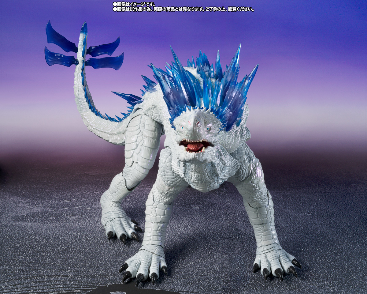 S.H.MonsterArts『《哥吉拉與金剛:新帝國》霜魔(SHIMO)』可動模型,潔白的冰霜巨獸登場!