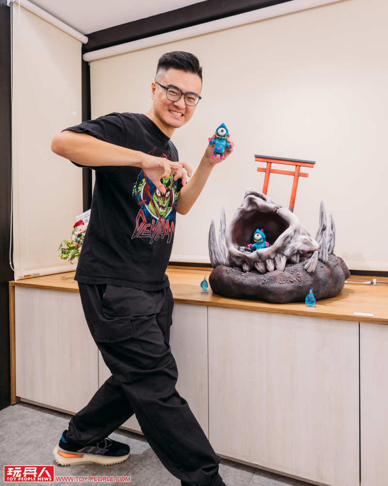 毛毛二個展【小鯊童之鬼島的百目鬼】at Paradise 現場報導 獨眼鯊-百目鬼自地獄降臨現世！