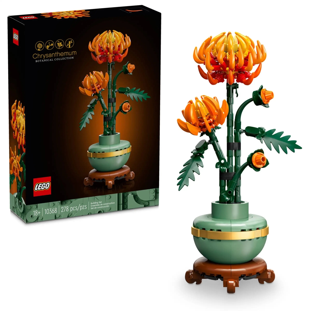 LEGO 10368「菊花」（Chrysanthemum）、10369「梅花」 （Plum Blossom）花中四君子即將以樂高形式齊聚一堂！？