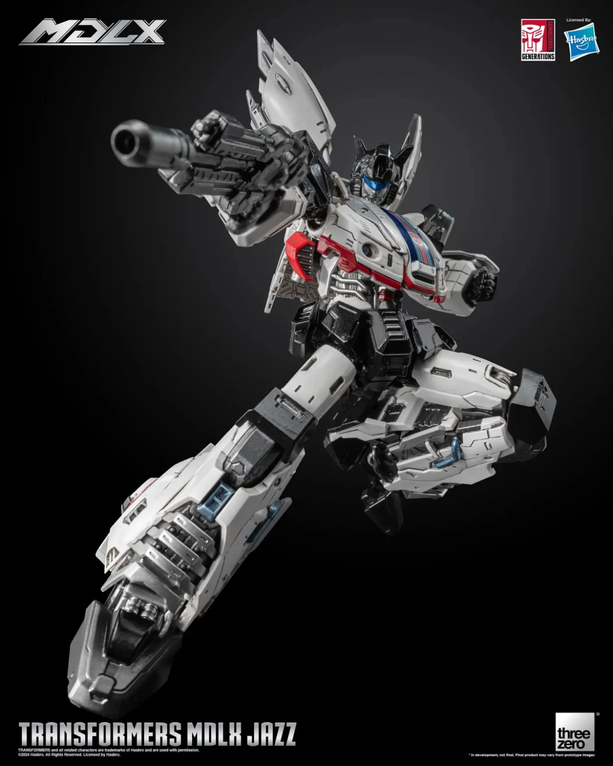 threezero MDLX『《變形金剛》爵士（Jazz）』可動人偶，細緻結構