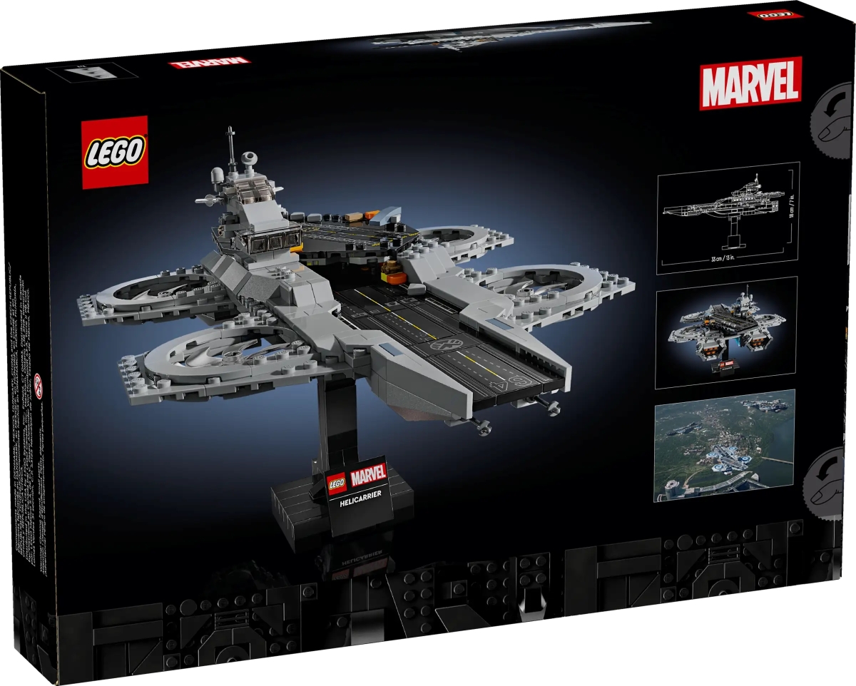 LEGO 76295「復仇者聯盟飛行航母」（The Avengers Helicarrier）跑道上有三片零件構成的昆式戰機！