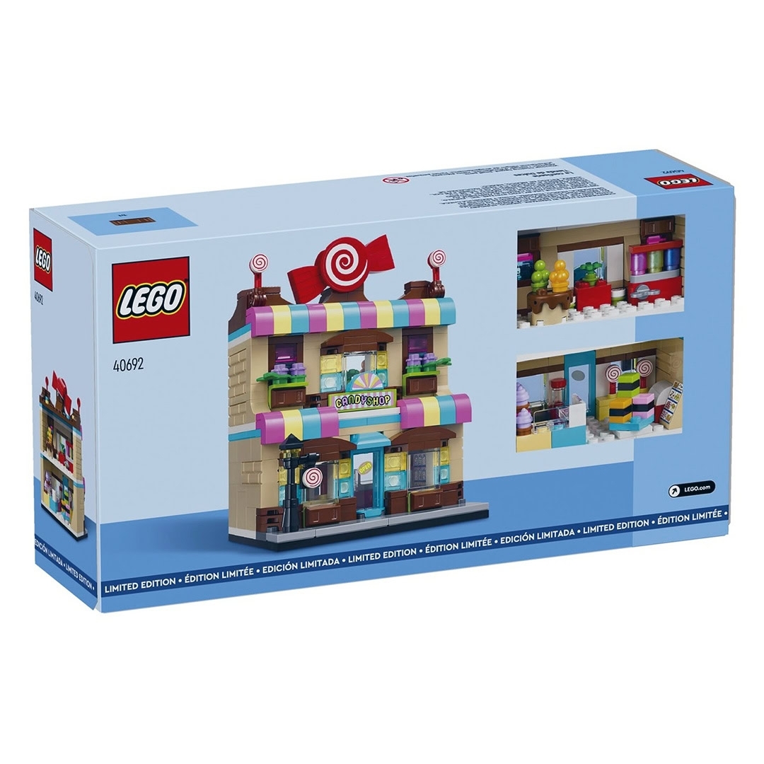 LEGO 40692「糖果店」(Candy Store)就連店外的路燈上也都是糖果!