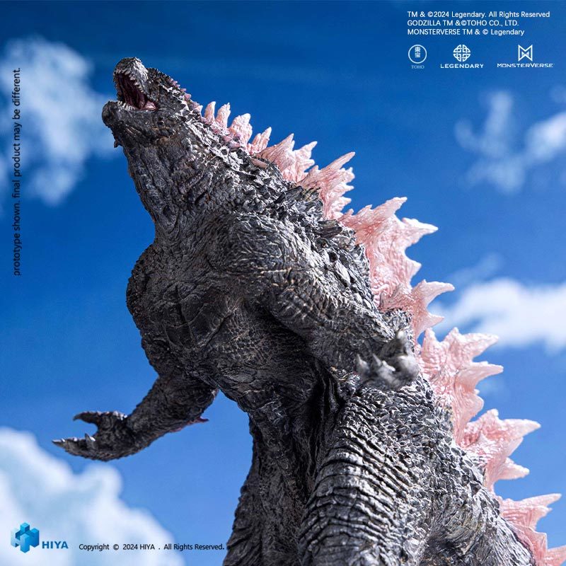 HIYA TOYS『《哥吉拉與金剛:新帝國》哥吉拉 進化 Ver.』無比例 PVC 雕像,進化後仰天咆哮的霸氣動態!