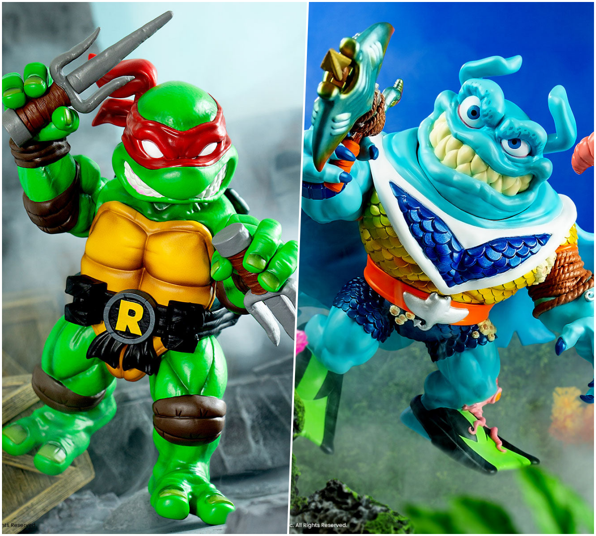 MONDO『《忍者龜》拉婓爾（Raphael）／魟菲力（Ray Fillet）』軟膠玩具，烏龜兄弟正式到齊、變種夥伴強勢登場！