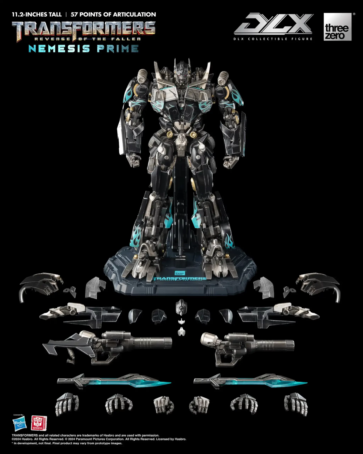 threezero DLX『《變形金剛:復仇之戰》暗黑柯柏文(Nemesis Prime)』可動模型,特殊暗黑塗裝會場限定限量預購!