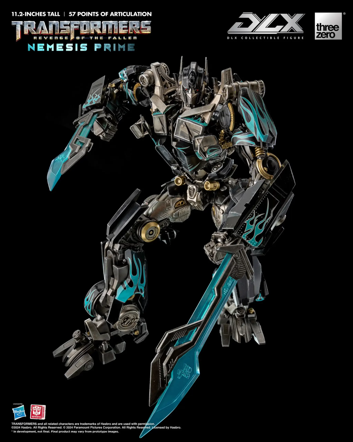 threezero DLX『《變形金剛:復仇之戰》暗黑柯柏文(Nemesis Prime)』可動模型,特殊暗黑塗裝會場限定限量預購!