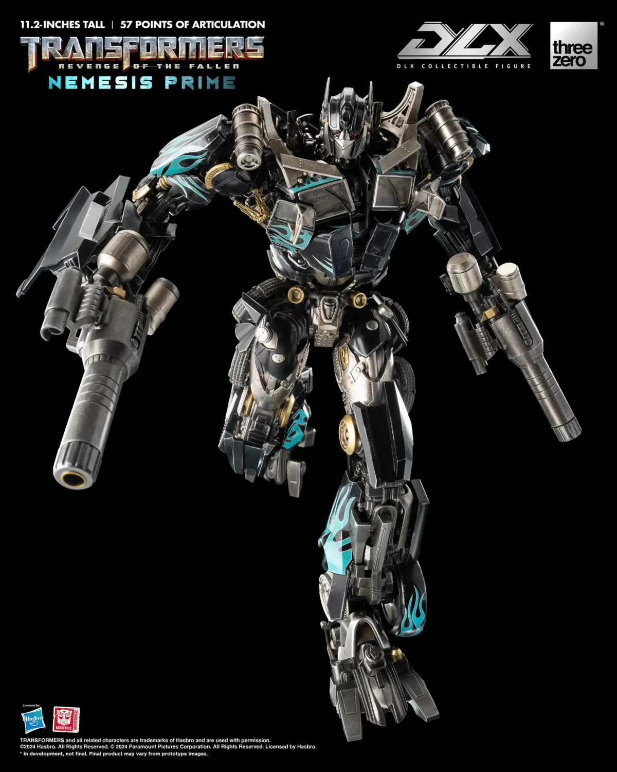 threezero DLX『《變形金剛:復仇之戰》暗黑柯柏文(Nemesis Prime)』可動模型,特殊暗黑塗裝會場限定限量預購!