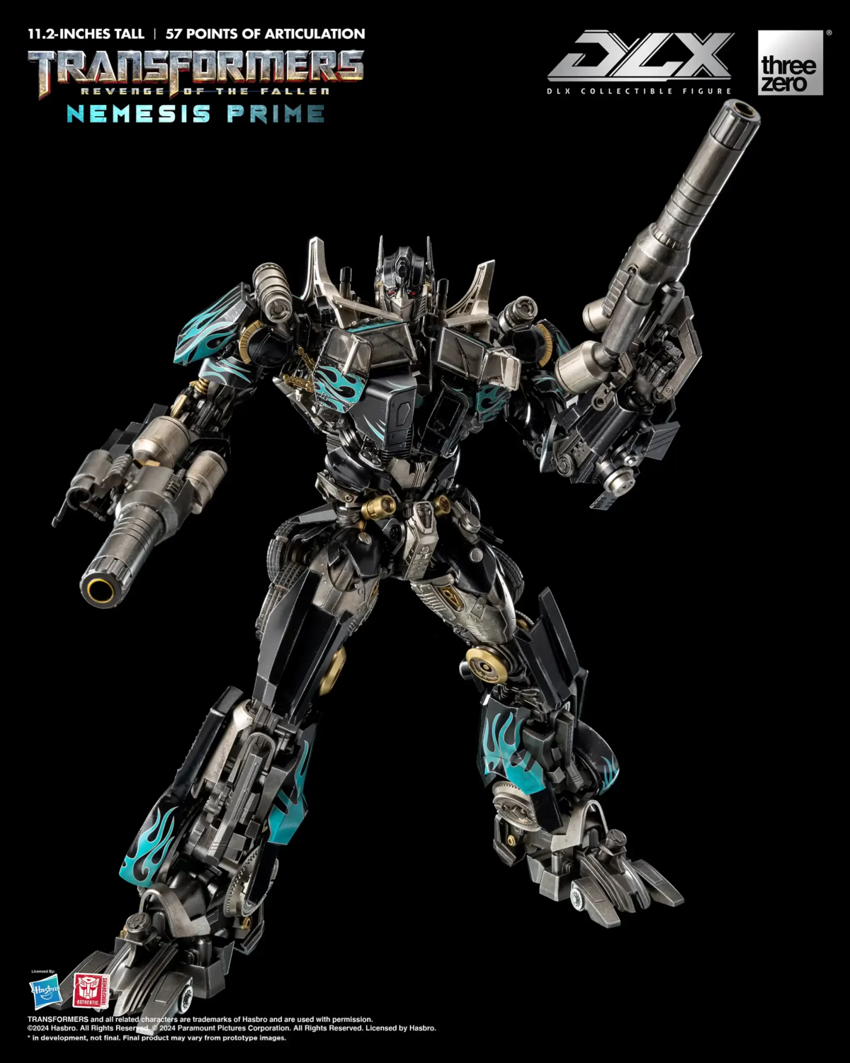 threezero DLX『《變形金剛:復仇之戰》暗黑柯柏文(Nemesis Prime)』可動模型,特殊暗黑塗裝會場限定限量預購!