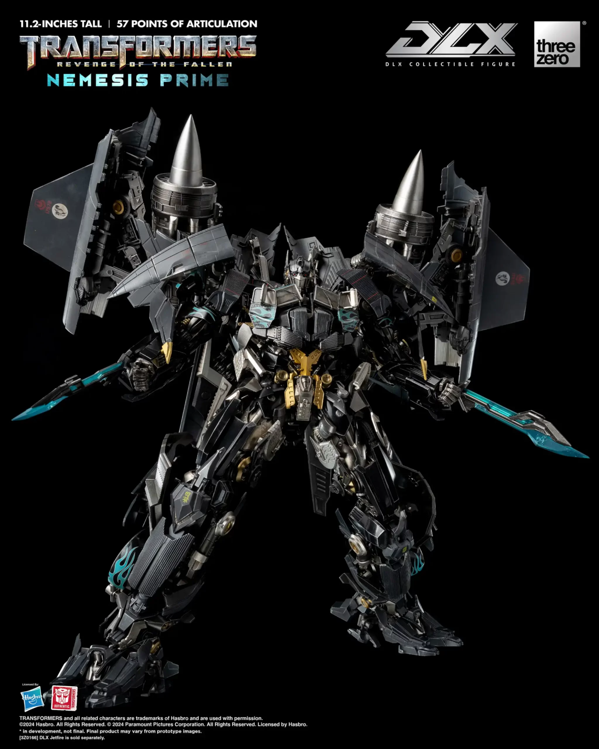 threezero DLX『《變形金剛:復仇之戰》暗黑柯柏文(Nemesis Prime)』可動模型,特殊暗黑塗裝會場限定限量預購!
