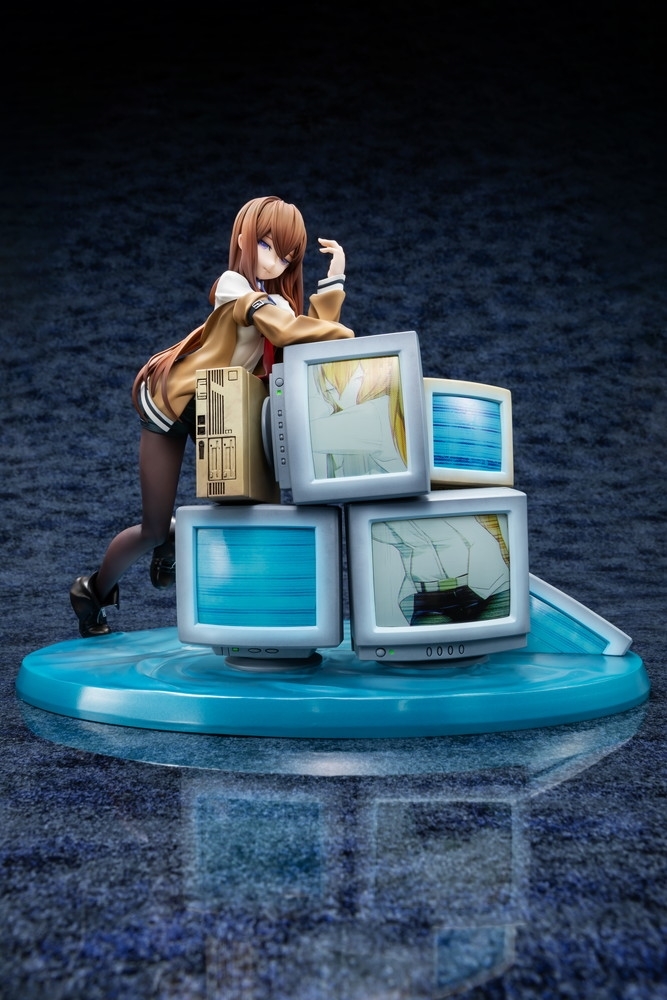 KDcolle『命運石之門 0 牧瀨紅莉栖』1/7比例模型 堆疊的CRT螢幕散搭載LED發光機關 強調科幻感!