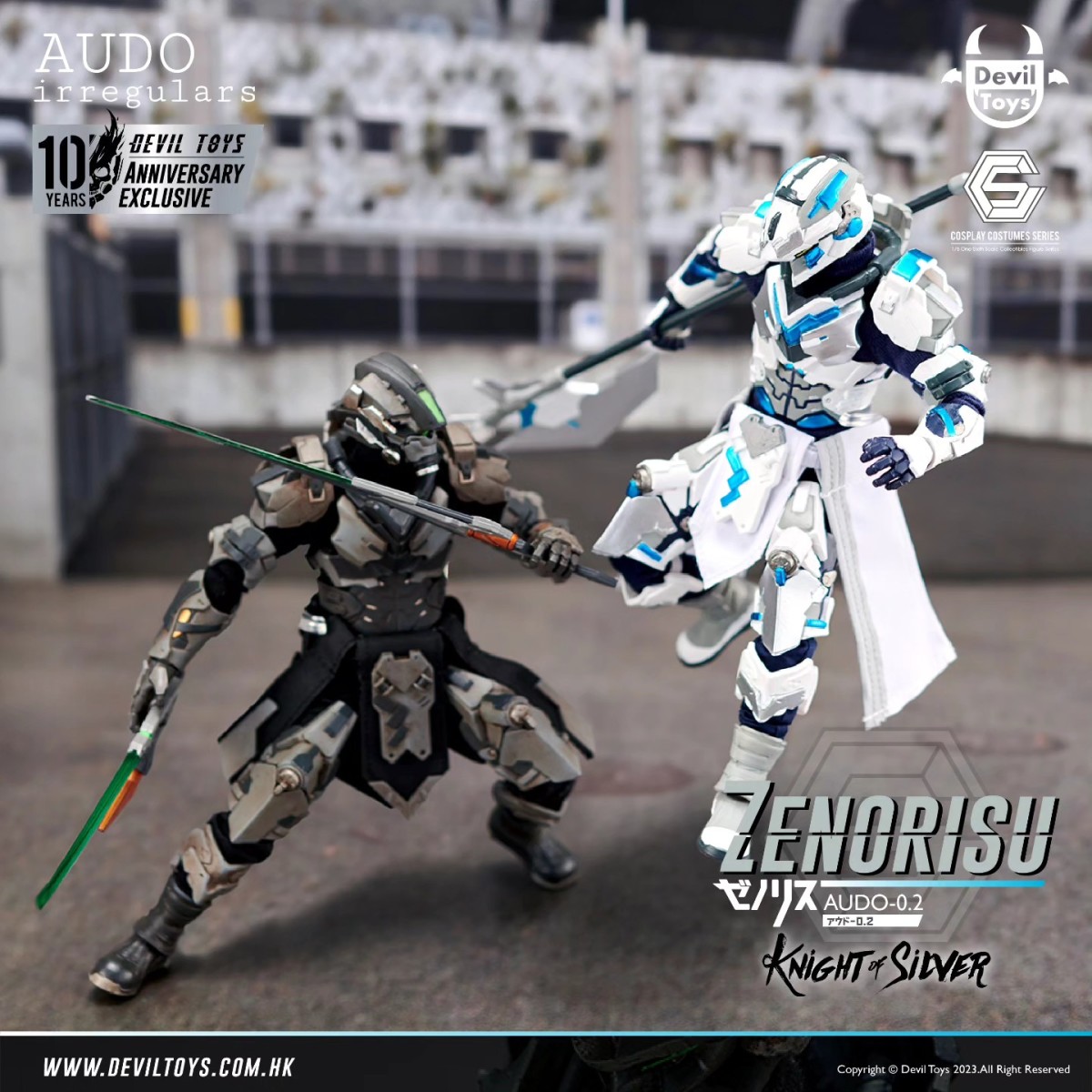 Devil Toys × AUDOirregulars 原創裝甲服「Zenorisu (白銀騎士型