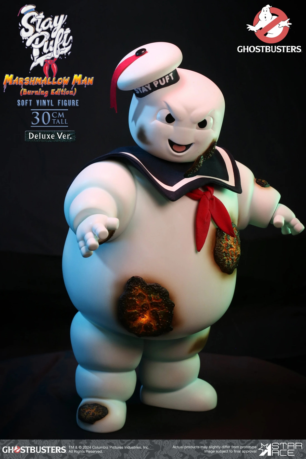 Star Ace Toys《魔鬼剋星》棉花糖寶寶(燃燒版本)軟膠玩具 一般版/豪華版