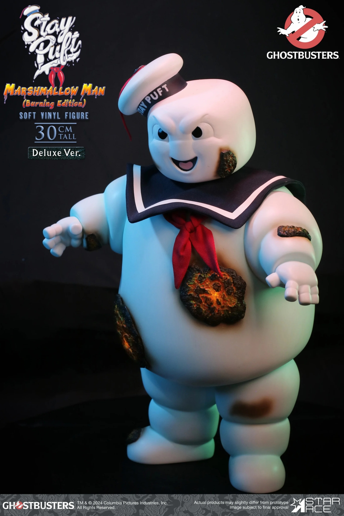 Star Ace Toys《魔鬼剋星》棉花糖寶寶(燃燒版本)軟膠玩具 一般版/豪華版