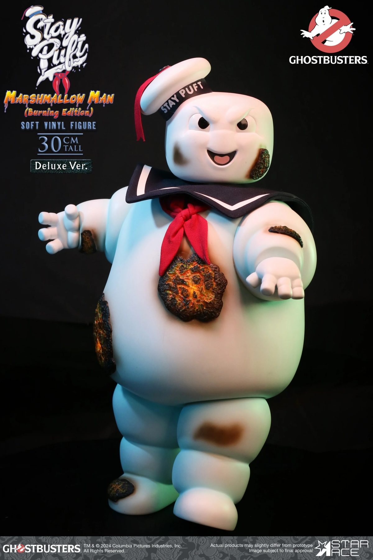 Star Ace Toys《魔鬼剋星》棉花糖寶寶(燃燒版本)軟膠玩具 一般版/豪華版