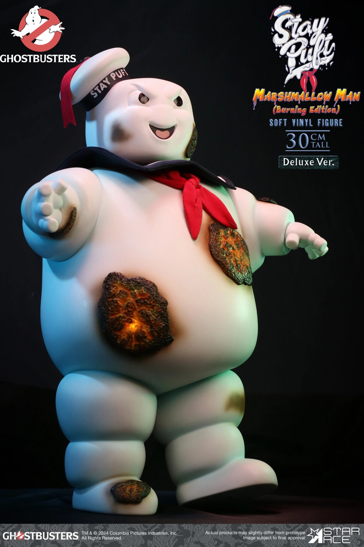 Star Ace Toys《魔鬼剋星》棉花糖寶寶(燃燒版本)軟膠玩具 一般版/豪華版