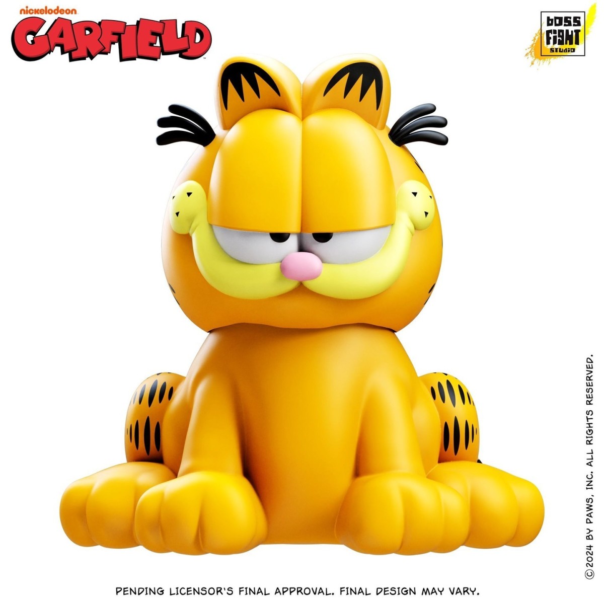 Boss Fight Studio『《加菲貓》加菲貓(Garfield)』1:1 比例角色模型,從圖片就能感受到的龐大份量!