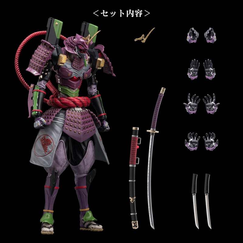 RIOBOT『EVANGELION×岡崎能士泛用人型合戰兵器武者初號機』身披