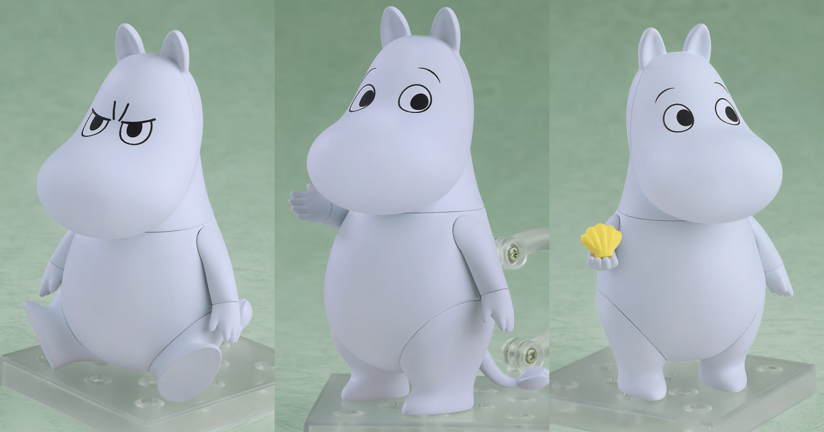 GOODSMILE COMPANY 黏土人『MOOMIN 嚕嚕米』可動人偶，附有超可愛生氣氣表情！