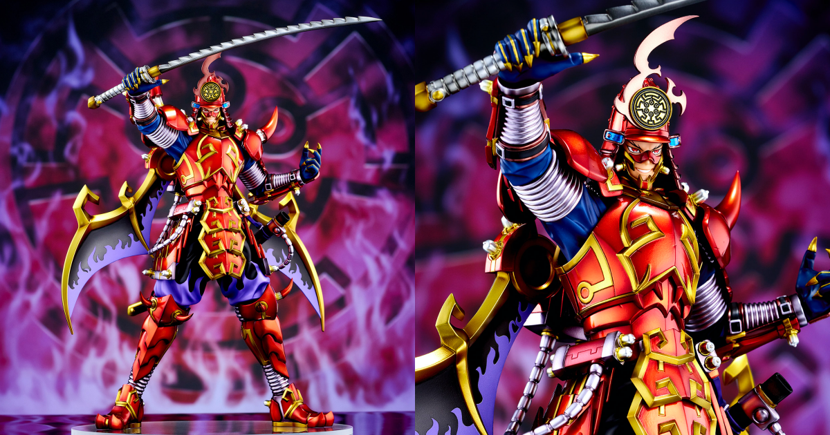 UNION CREATIVE『遊戲王卡牌遊戲 怪獸雕像收藏系列 真六武眾－紫閻（真六武衆－シエン）』塗裝完成品