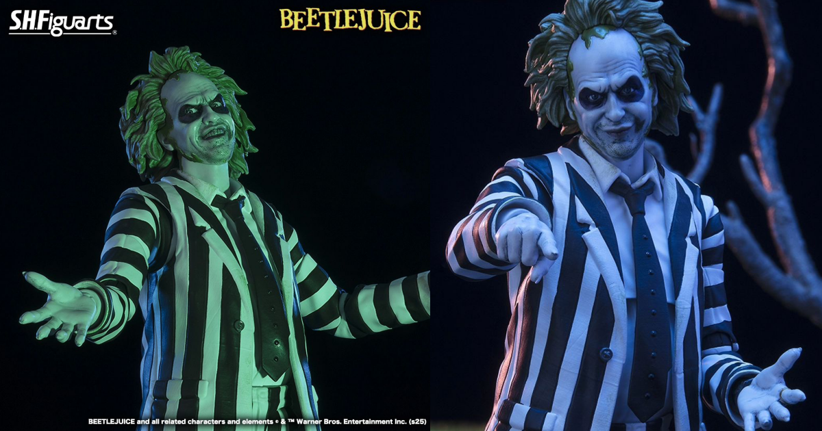 S.H.Figuarts『《陰間大法師 BEETLEJUICE》陰間大法師』可動人偶商品圖搶先公開！