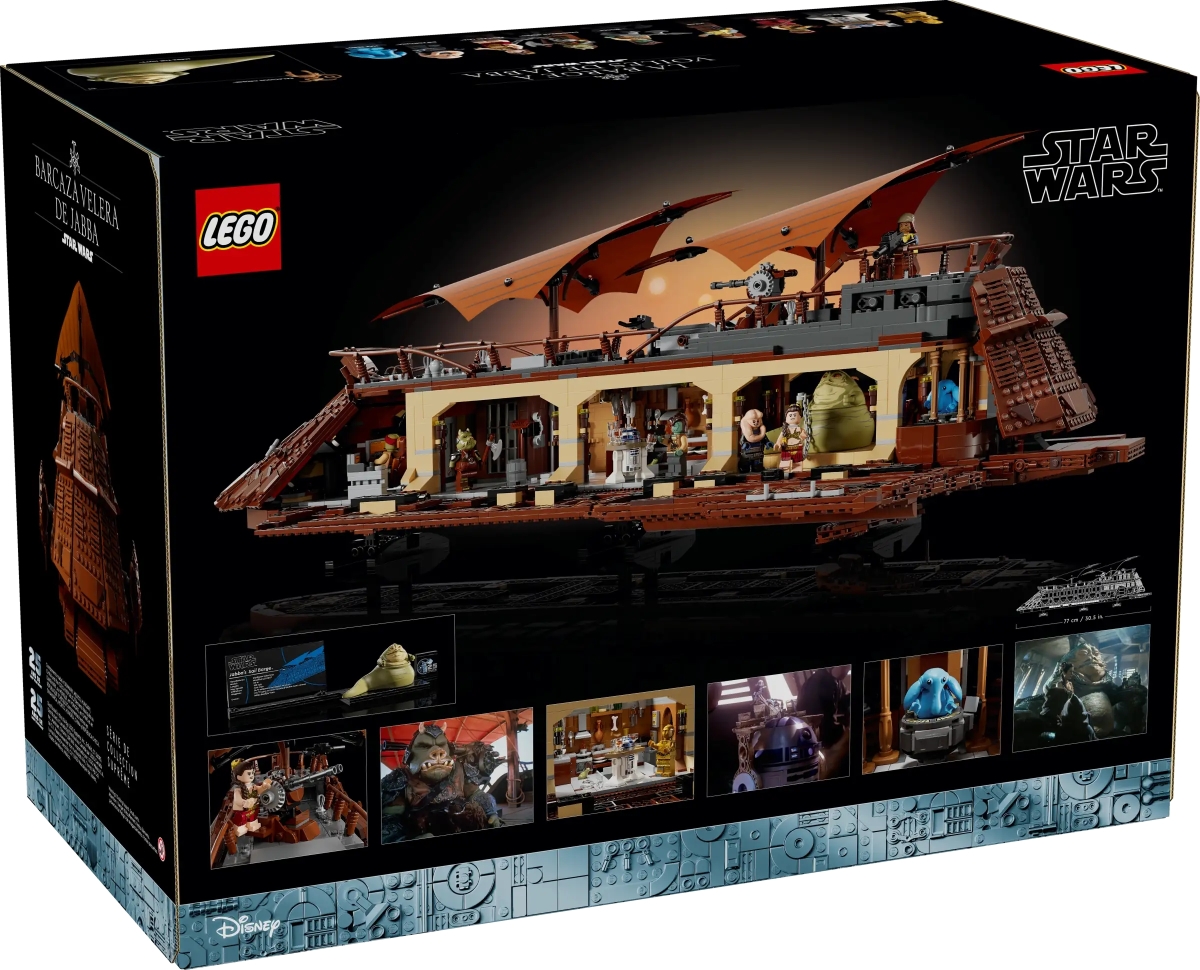 LEGO 75397「賈霸的帆蓬船」(Jabba's Sail Barge)全長達77 LEGO 75397「賈霸的帆蓬船」(Jabba's Sail Barge)全長達77