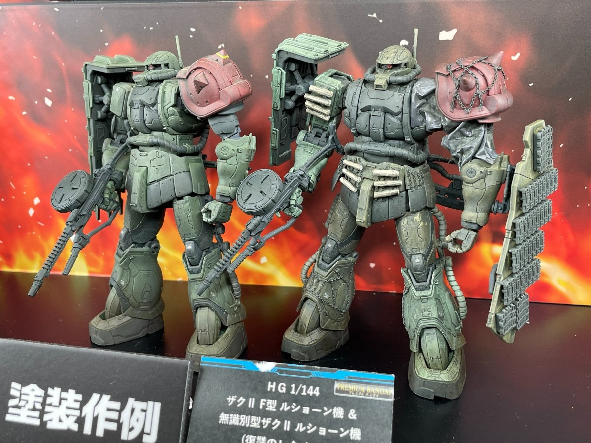 HG 1/144 ザクII F型 ルショーン機 & 無識別型ザクII