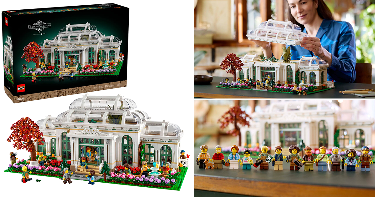 LEGO 21353 Ideas 系列「植物園」（The Botanical Garden）讓人能盡情放鬆的絕美玻璃溫室！