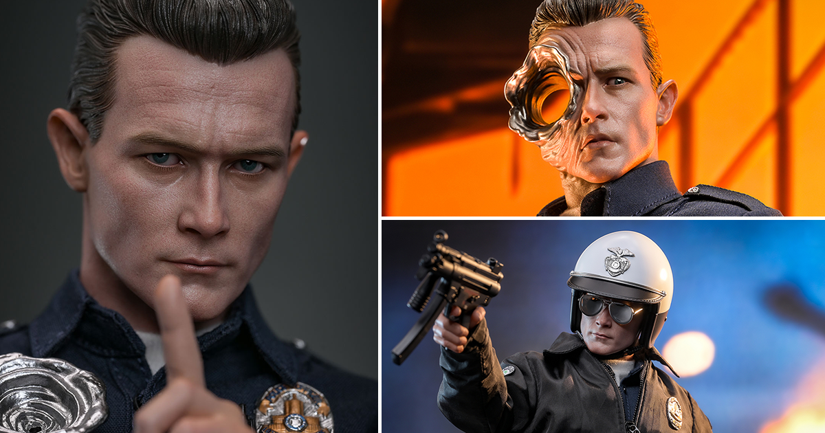 HOT TOYS《魔鬼終結者2》T-1000（2.0）1/6 比例收藏級人偶 傳神形塑出優雅但致命的氣場！