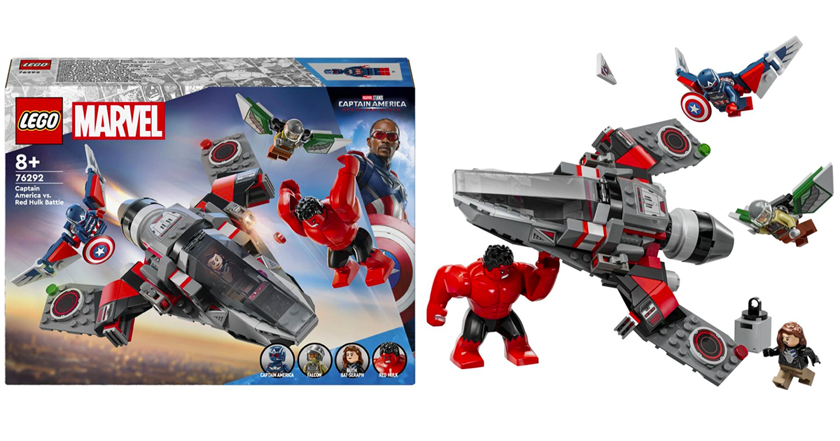 LEGO 76292 MARVEL「美國隊長 vs. 紅浩克」（Captain America vs. Red Hulk Battle）情報公開