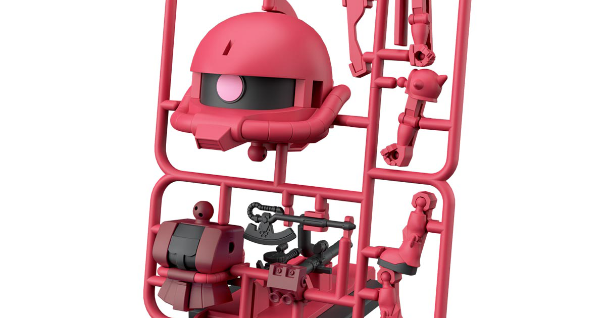鋼彈模型君『1/1 夏亞薩克君DX套組』附框架型展示台座再現未組裝形態！