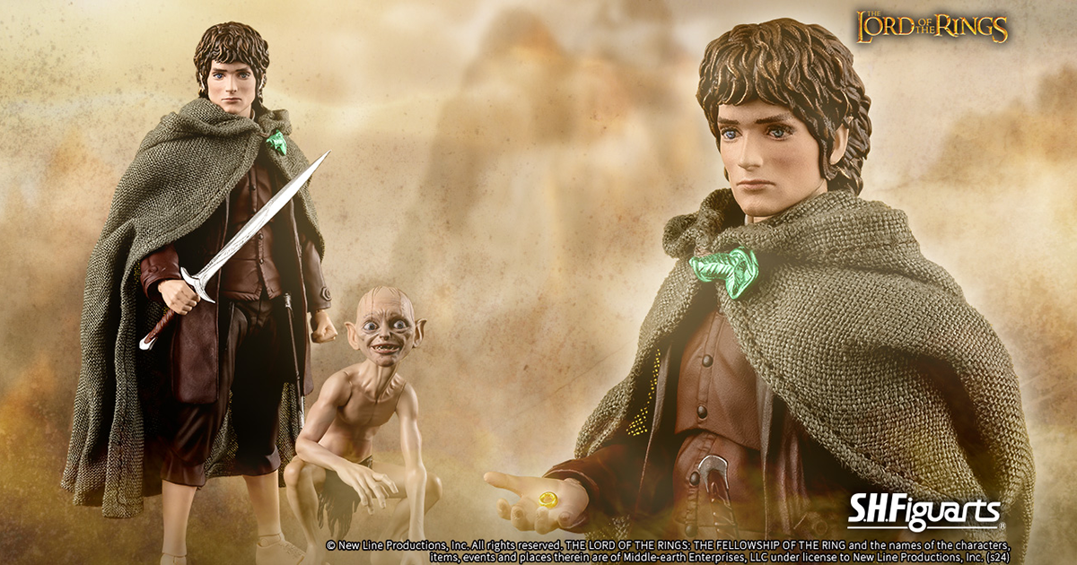 S.H.Figuarts《魔戒》「佛羅多＆咕嚕」可動人偶 承擔世界命運的哈比人＆覬覦寶貝的史麥戈登場！