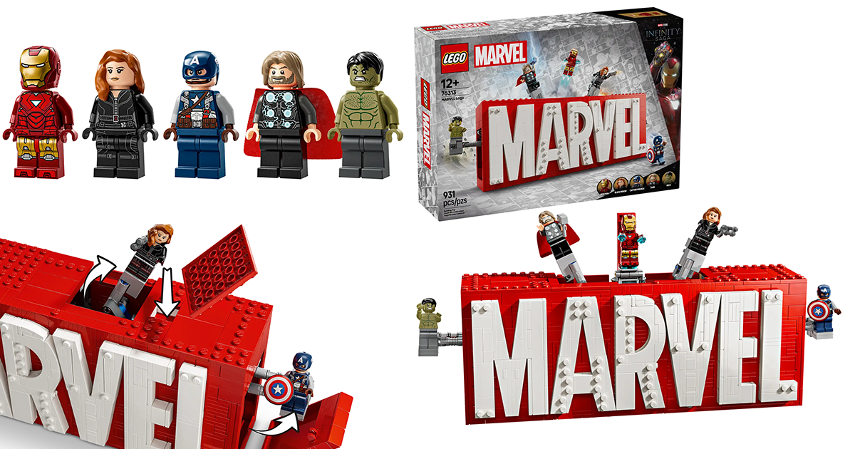 LEGO 76313「漫威人偶標誌盒」（MARVEL Logo & Minifigures）箭術大師的人偶請自備！