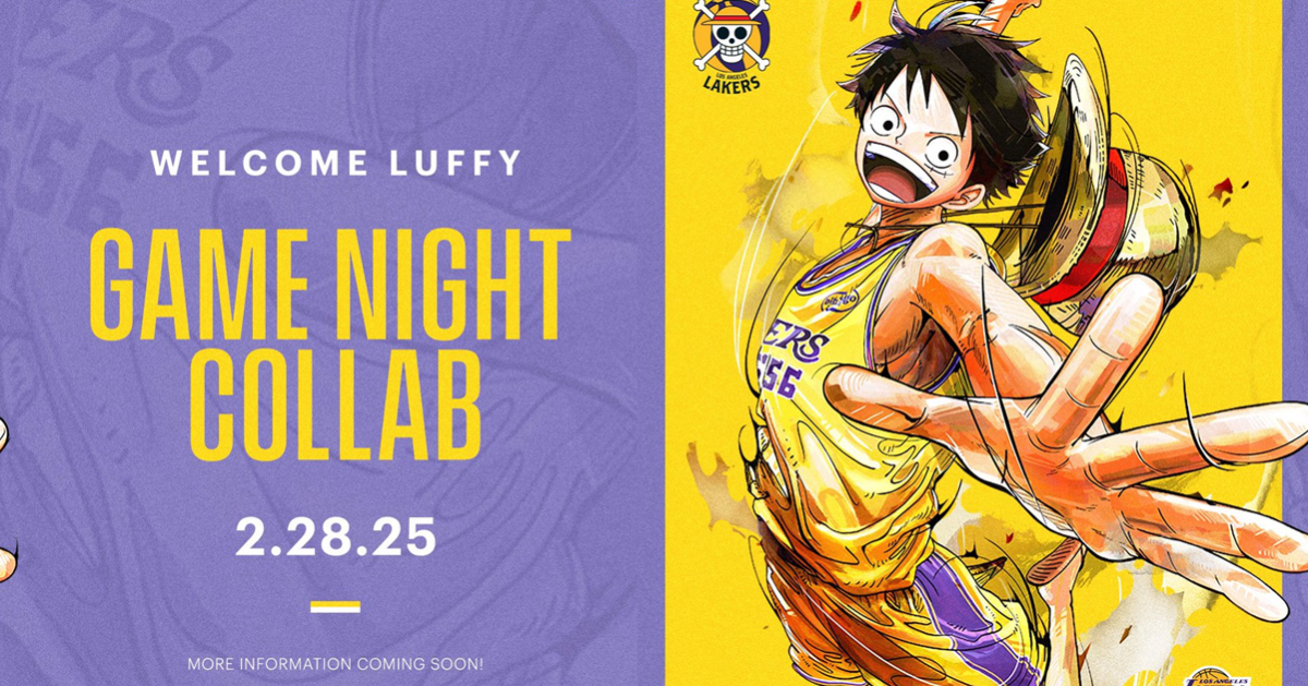 紫金海賊團準備出航！NBA洛杉磯湖人與《ONE PIECE 航海王》合作主題之夜