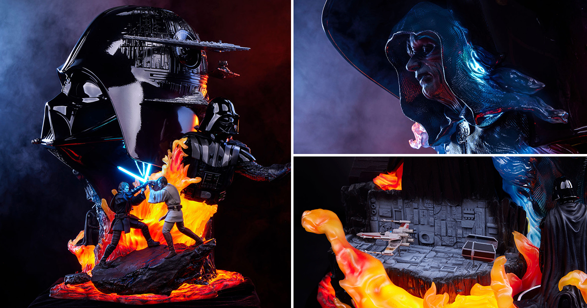PCS Fine Art Bust 系列《星際大戰》達斯・維達（Darth Vader）1/1 比例胸像