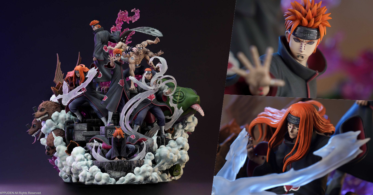 Hex Collectibles『《火影忍者疾風傳》六道培因』1/8 比例豪華場景雕像，豪氣再現六道培因的強大魄力！
