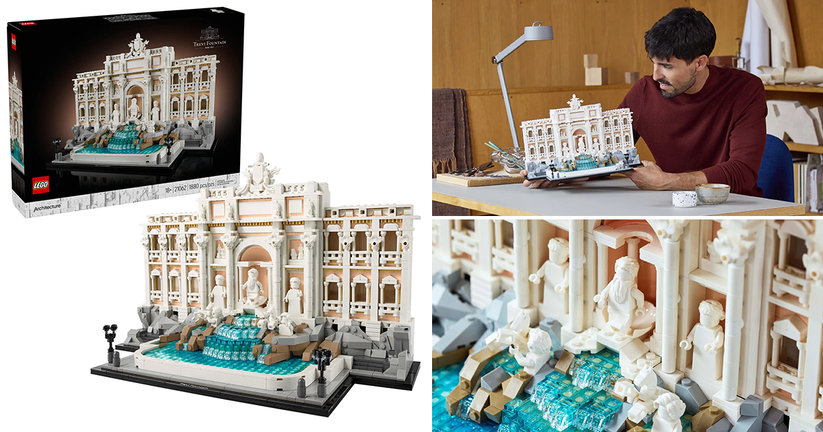LEGO 21062 建築系列「特雷維噴泉」（Trevi Fountain）羅馬經典地標許願池以華麗升級版之姿再來！