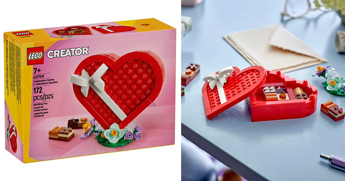 LEGO 40759 創意系列「慶祝系列：情人節禮盒」（Celebration Series: Valentine's Day Box）滿額禮情報公開！