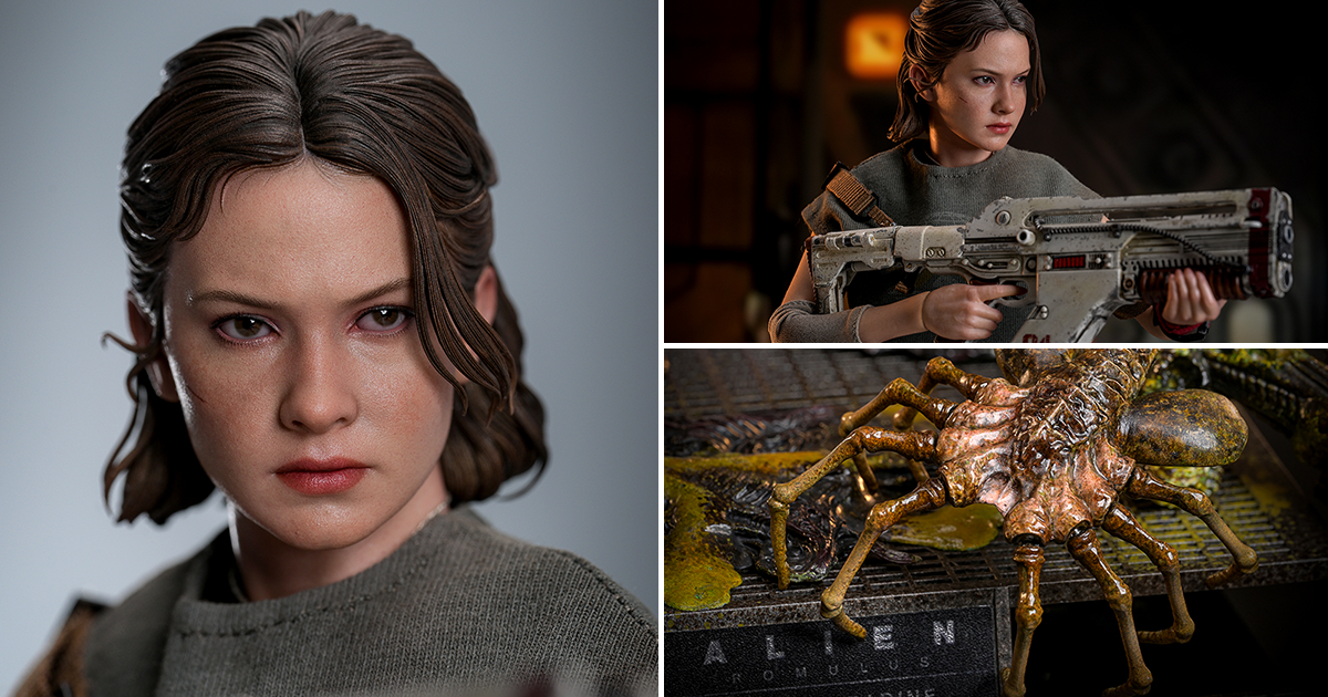 HOT TOYS《異形：羅穆路斯》小雨·卡拉定（Rain Carradine）1/6 比例收藏人偶 附上具備可動機構的抱臉體！