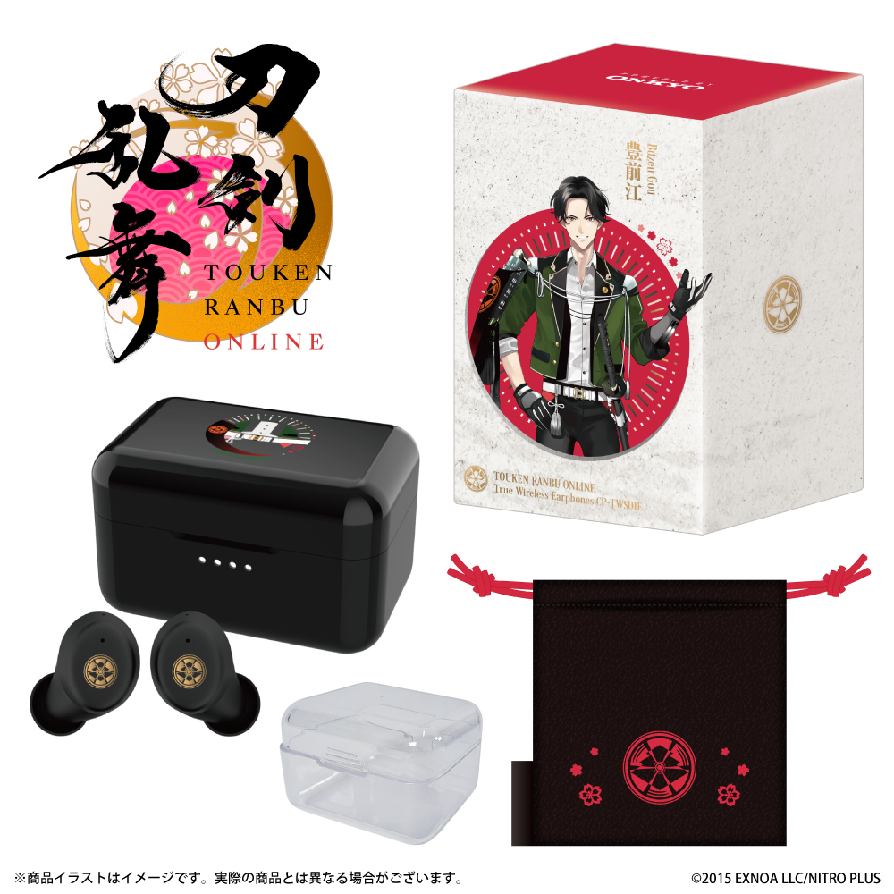 刀剣乱舞ONLINE 豊前江 ワイヤレスイヤホン CP-TWS01E 刀剣乱舞ONLINE 豊前江 ワイヤレスイヤホン CP-TWS01E