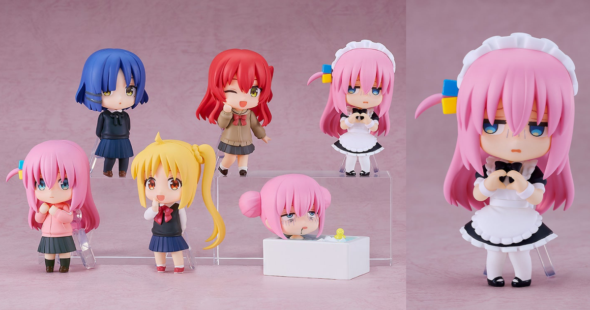 GOOD SMILE COMPANY『驚喜黏土人 孤獨搖滾！』盒玩，收錄泡冰水澡、文化季女僕裝的小孤獨！