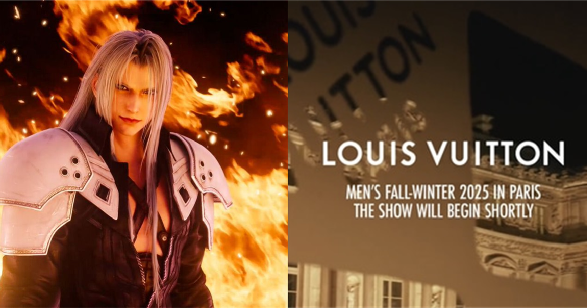 連時尚都匹配的神曲！  Louis Vuitton男裝時裝秀用上《FF VII》賽菲羅斯「片翼的天使」BGM