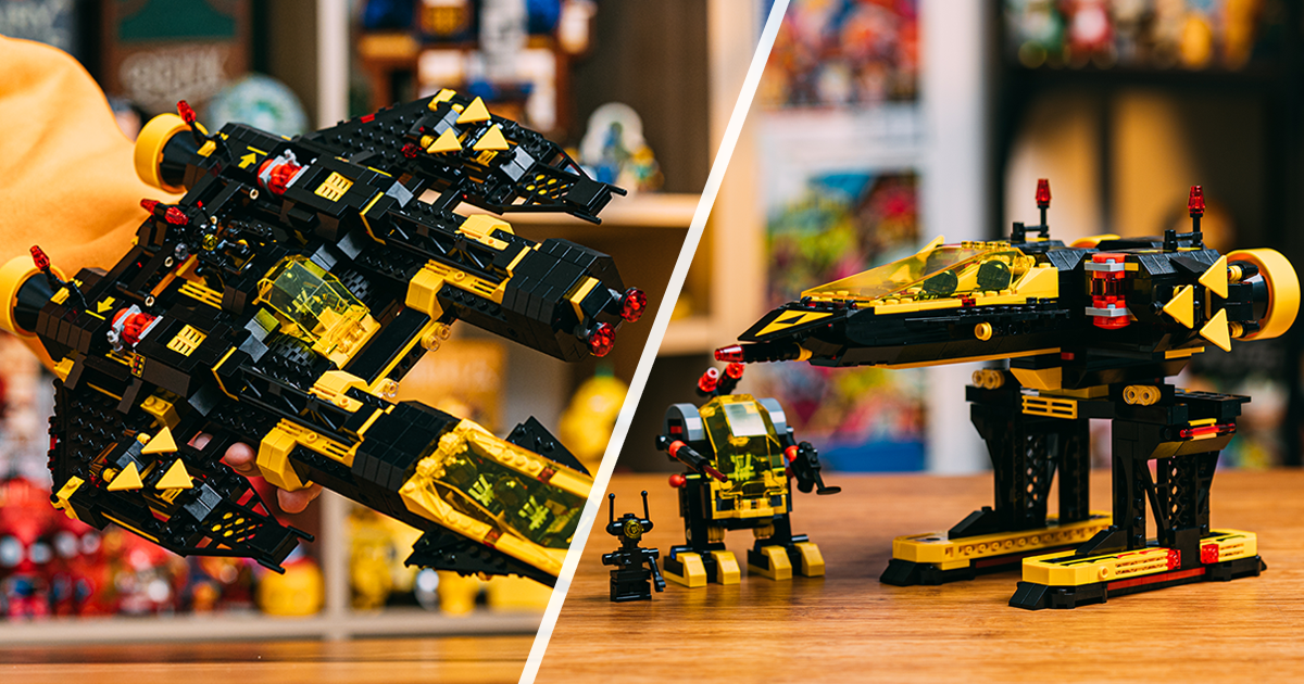 LEGO 10355「Blacktron Renegade」開箱報告 復古反叛靈魂復活！太空船、雙足機械任你指揮