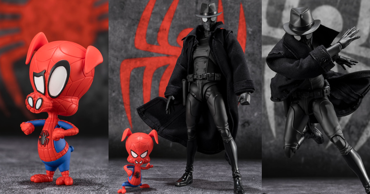 S.H.Figuarts『《蜘蛛人：穿越新宇宙》暗影蜘蛛人 & 豬豬人』可動人偶，各具特色的兩位戰友同捆登場！